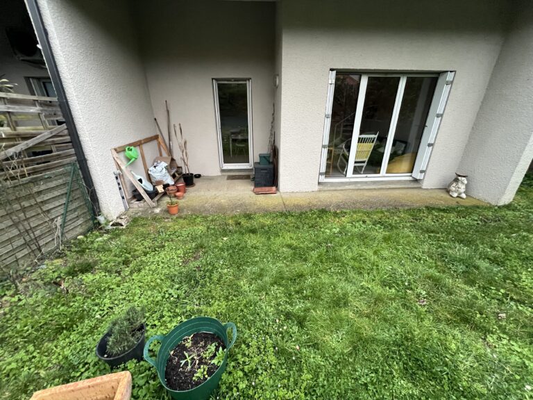 Terrasse avant construction